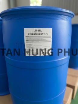 Refined Glycerin 99.7% Min (Glycerol - C3H8O3 / USP - Food & Cosmetic Grade) Drum 250kg